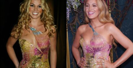 blake-lively-honra-a-britney-spears-con-look-vintage-de-versace:-‘gracias-por-tu ejemplo’